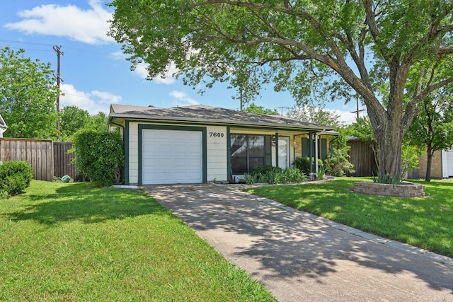 7600 Independence Dr, The Colony, TX 75056 - ranch-style home featuring driveway and an attached garage