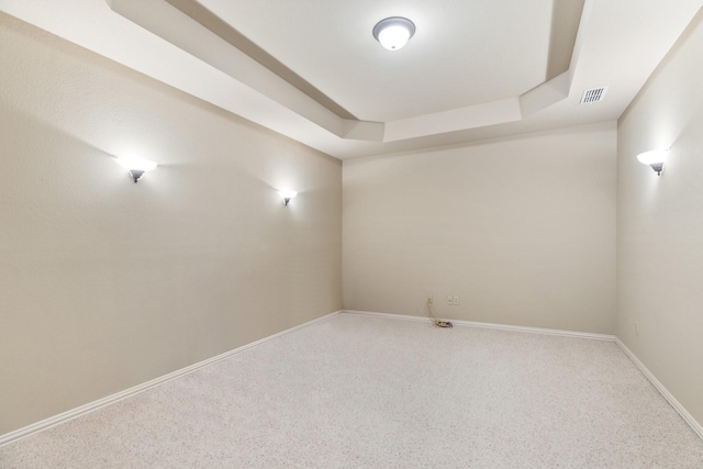 3455 Crosshaven Ln, Frisco, TX 75033 - carpeted empty room featuring baseboards and a raised ceiling