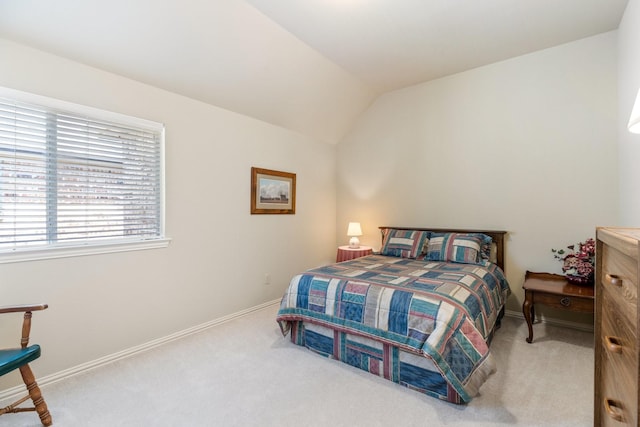 3455 Crosshaven Ln, Frisco, TX 75033 - carpeted bedroom with vaulted ceiling and baseboards