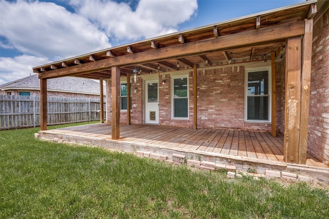 110 Commonwealth Cir, Waxahachie, TX 75165 - view of wooden terrace