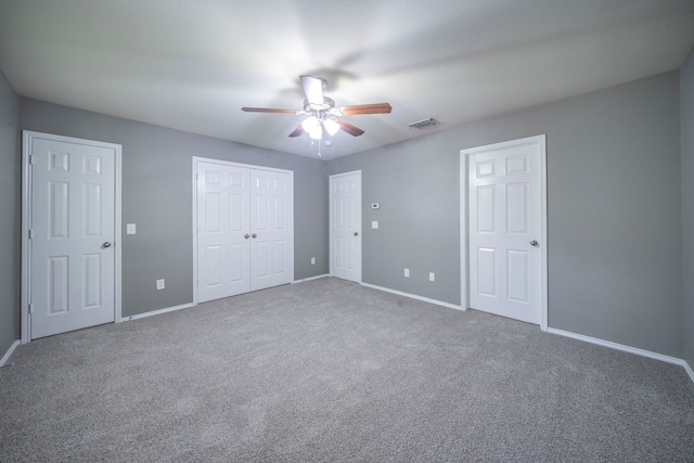 4928 Heather Glen Trl, Mckinney, TX 75070 - unfurnished bedroom with baseboards, carpet flooring, and ceiling fan