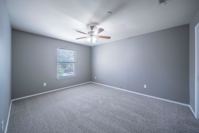 4928 Heather Glen Trl, Mckinney, TX 75070 - unfurnished room featuring carpet floors, a ceiling fan, and baseboards