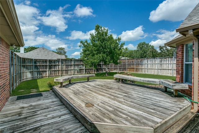 view of deck