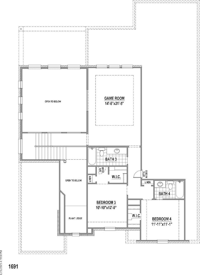 11428 Jackloe St, Fort Worth, TX 76052 - property floor plan