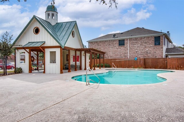 2617 Silver Leaf Ln, Anna, TX 75409 - view of swimming pool with fence and a patio