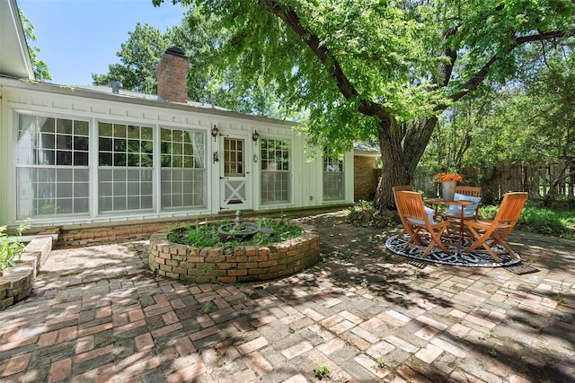 214 Country Club Rd, Hillsboro, TX 76645 - view of patio / terrace with fence and outdoor dining area