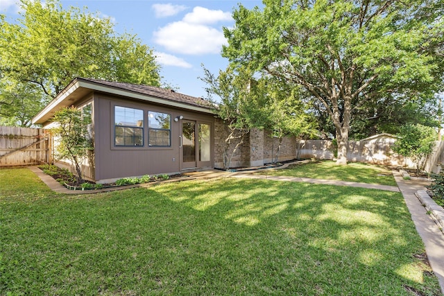 view of rear view of property