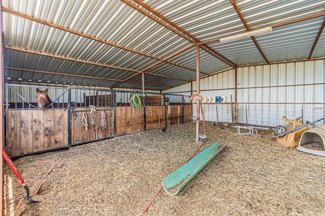 view of stable