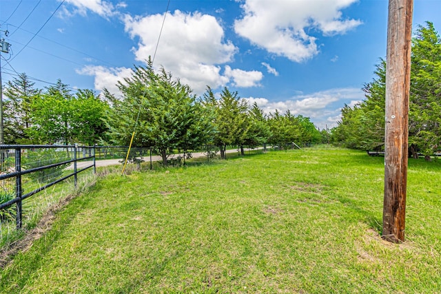 view of yard