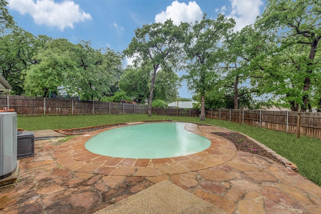 410 Lone Oak Cir, Euless, TX 76039 - view of pool featuring a patio area and central air condition unit