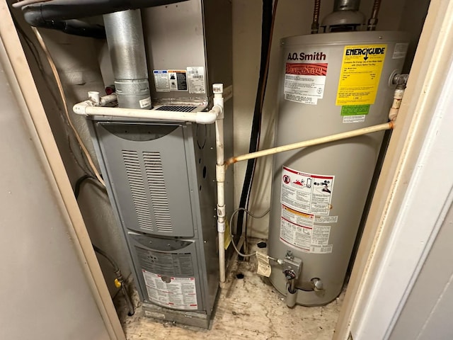 204 Austin Ave, Corsicana, TX 75110 - utilities with water heater and heating unit