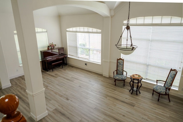 3221 Summerfield Dr, Richardson, TX 75082 - dining space with a chandelier, wood finished floors, recessed lighting, and baseboards