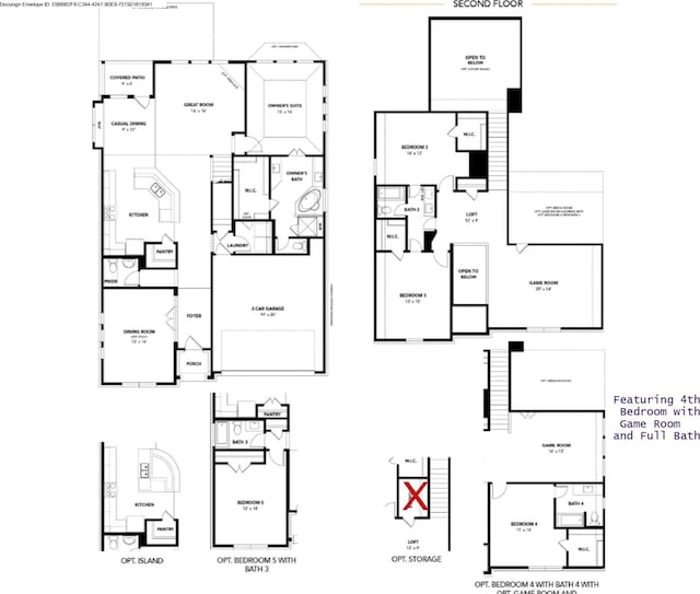 3008 Tea Olive Dr, Heath, TX 75126 - floor plan / room layout