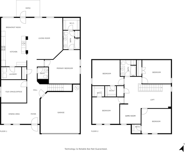 1833 Ramada Trl, Fort Worth, TX 76247 - floor plan / room layout