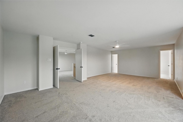 3169 Longbow Dr, Grand Prairie, TX 75052 - spare room featuring ceiling fan, carpet, and baseboards