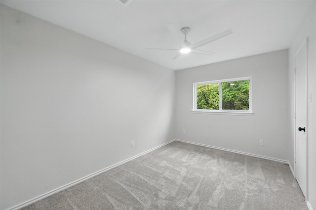 3169 Longbow Dr, Grand Prairie, TX 75052 - unfurnished room with a ceiling fan, carpet, and baseboards