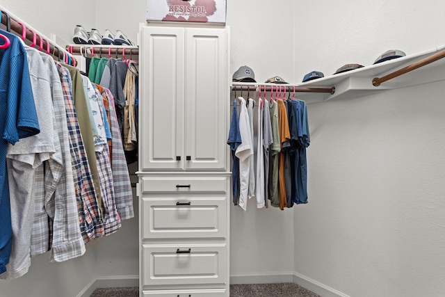 4719 Highlands Dr, Mckinney, TX 75070 - walk in closet with carpet