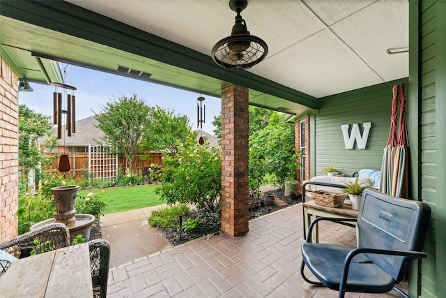 108 Honeysuckle Dr, Justin, TX 76247 - view of patio