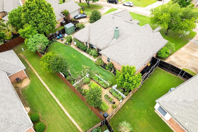 108 Honeysuckle Dr, Justin, TX 76247 - aerial view of residential area