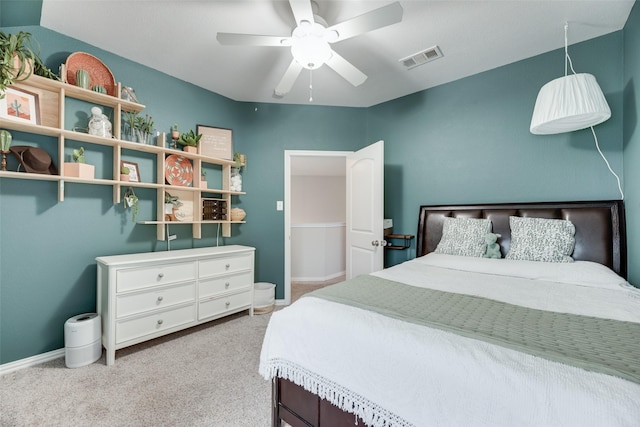 5221 Buckthorn Dr, Mckinney, TX 75071 - carpeted bedroom featuring ceiling fan and baseboards