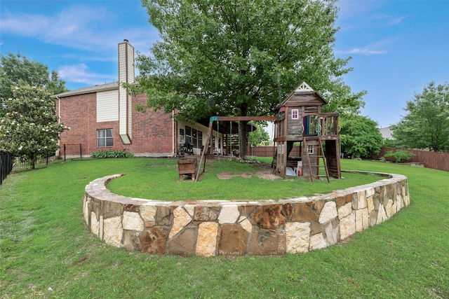 5221 Buckthorn Dr, Mckinney, TX 75071 - view of yard featuring a playground