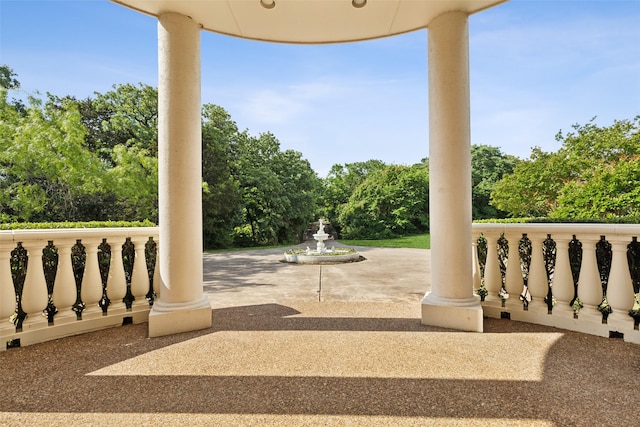 800 John Mccain Rd, Colleyville, TX 76034 - view of patio with view of scattered trees