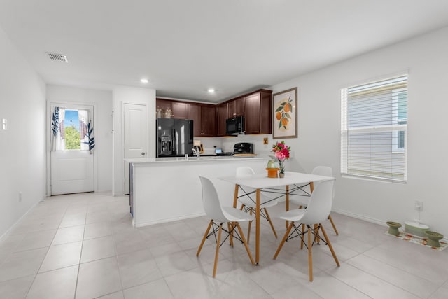 7613 Bluebell Ln, Mckinney, TX 75071 - dining space featuring recessed lighting and baseboards