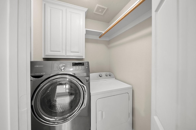816 Ridgecrest Ct, Aubrey, TX 76227 - washroom with separate washer and dryer and cabinet space