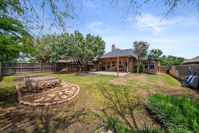 816 Ridgecrest Ct, Aubrey, TX 76227 - view of yard with a patio area