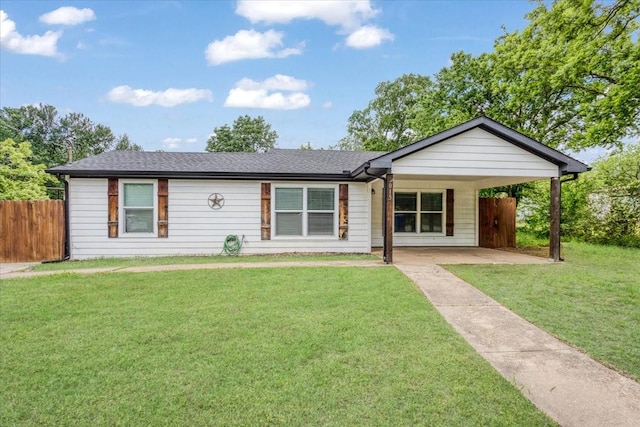 3015 S Fannin Ave, Denison, TX 75021 - view of front of home featuring a carport and roof with shingles