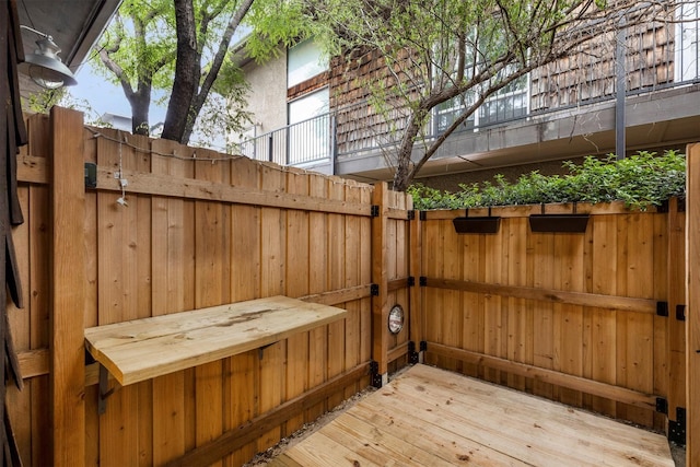 3103 Wycliff Ave, Dallas, TX 75219 - view of wooden deck