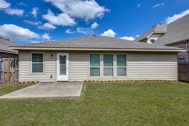 2044 Meadow Park Dr, Princeton, TX 75407 - back of house with a patio and roof with shingles