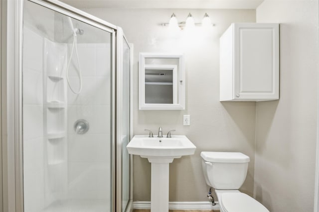182 Willowcreek Ln, Rockwall, TX 75032 - bathroom with toilet and a shower stall