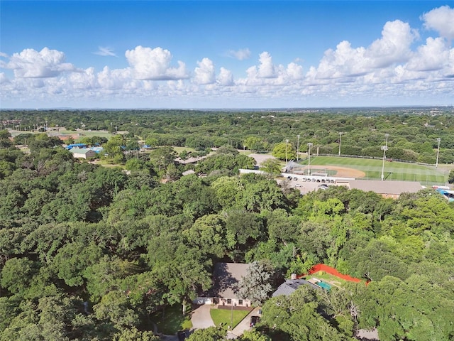 1738 Northaven Ct, Arlington, TX 76012 - aerial overview of property's location featuring a heavily wooded area