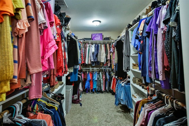 3726 Enchanted Rock Rd, Abilene, TX 79606 - walk in closet with carpet floors