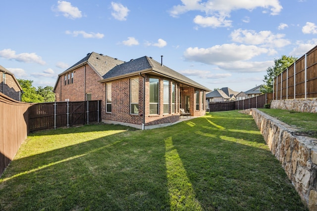 2831 Sheffield Ct, Trophy Club, TX 76262 - rear view of property with brick siding and roof with shingles