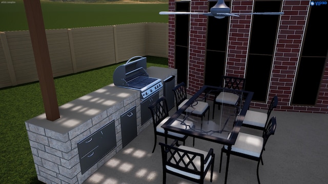 2831 Sheffield Ct, Trophy Club, TX 76262 - view of patio with area for grilling