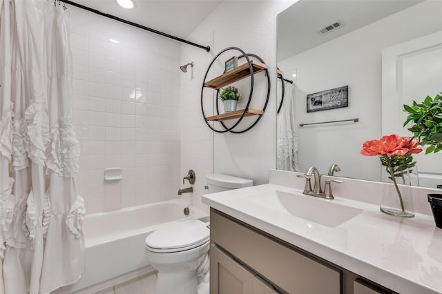 771 Drummond Dr, Prosper, TX 75078 - full bath featuring toilet, shower / tub combo, and vanity