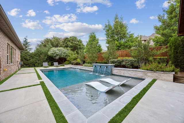 870 Swan Landing Ln, Allen, TX 75013 - view of swimming pool with a patio and a fenced backyard