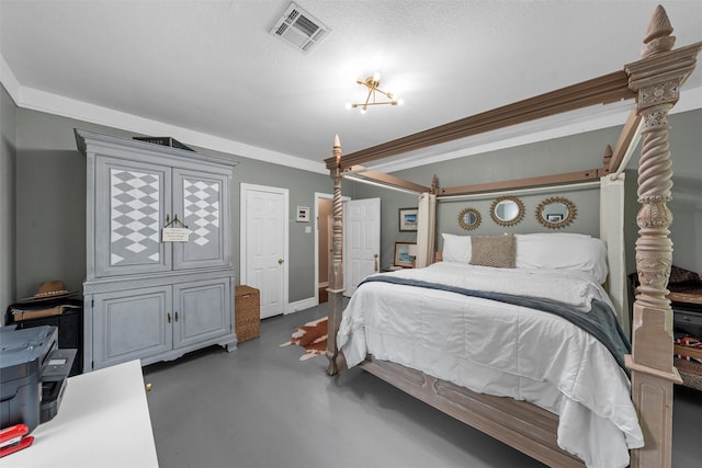 2923 Live Oak Ave, Waco, TX 76708 - bedroom with concrete floors