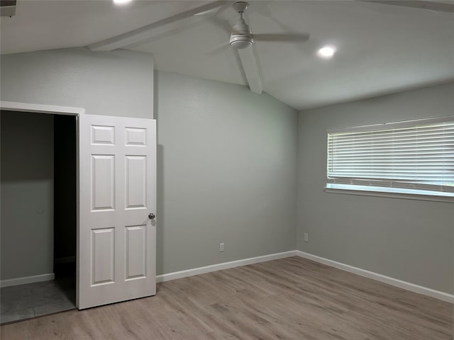 1104 Hillsdale Dr, Richardson, TX 75081 - unfurnished bedroom featuring light wood-style floors, baseboards, a ceiling fan, and recessed lighting