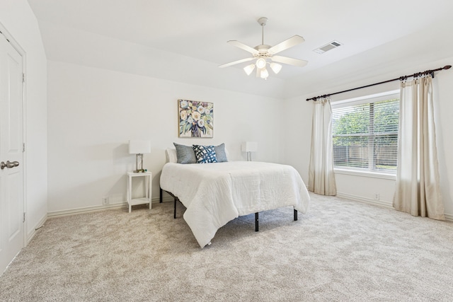 2912 Montalbo, Grand Prairie, TX 75054 - carpeted bedroom with baseboards and ceiling fan
