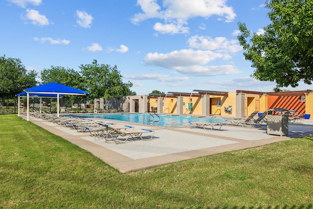 2912 Montalbo, Grand Prairie, TX 75054 - community pool with a yard and a patio area