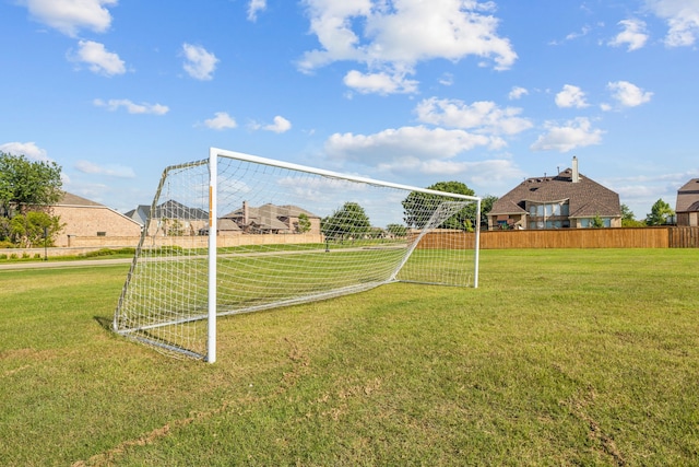 2912 Montalbo, Grand Prairie, TX 75054 - view of yard with an area for sports