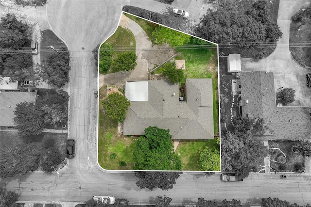 4325 Shady Glen Dr, Waco, TX 76708 - aerial view of property's location featuring property parcel outlined