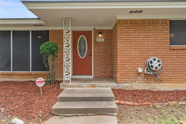 4325 Shady Glen Dr, Waco, TX 76708 - view of exterior entry featuring brick siding