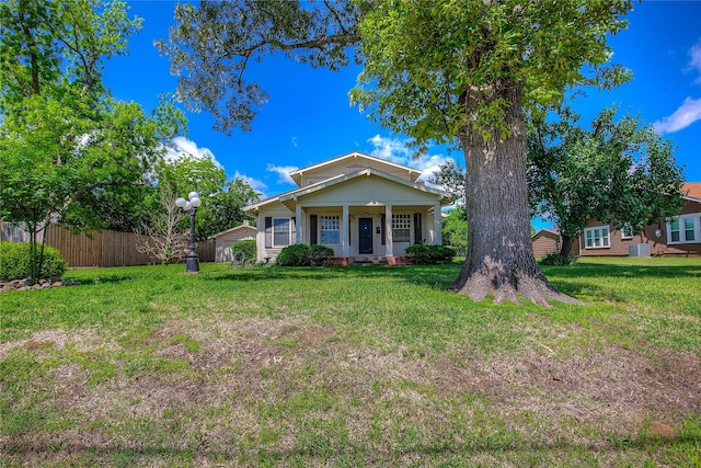 1005 Church St, Sulphur Springs, TX 75482 - view of front of house featuring a porch and central air condition unit