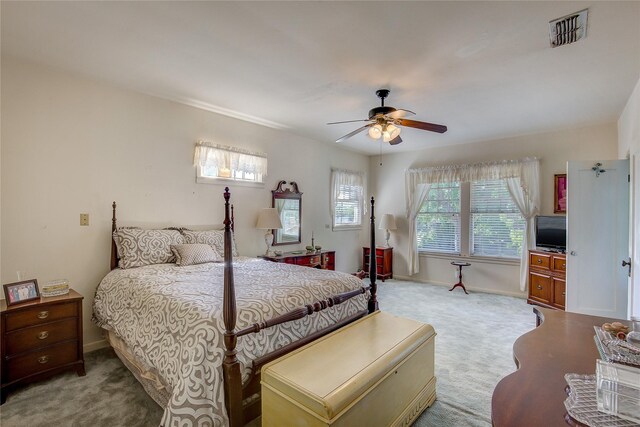 1005 Church St, Sulphur Springs, TX 75482 - carpeted bedroom featuring baseboards and ceiling fan