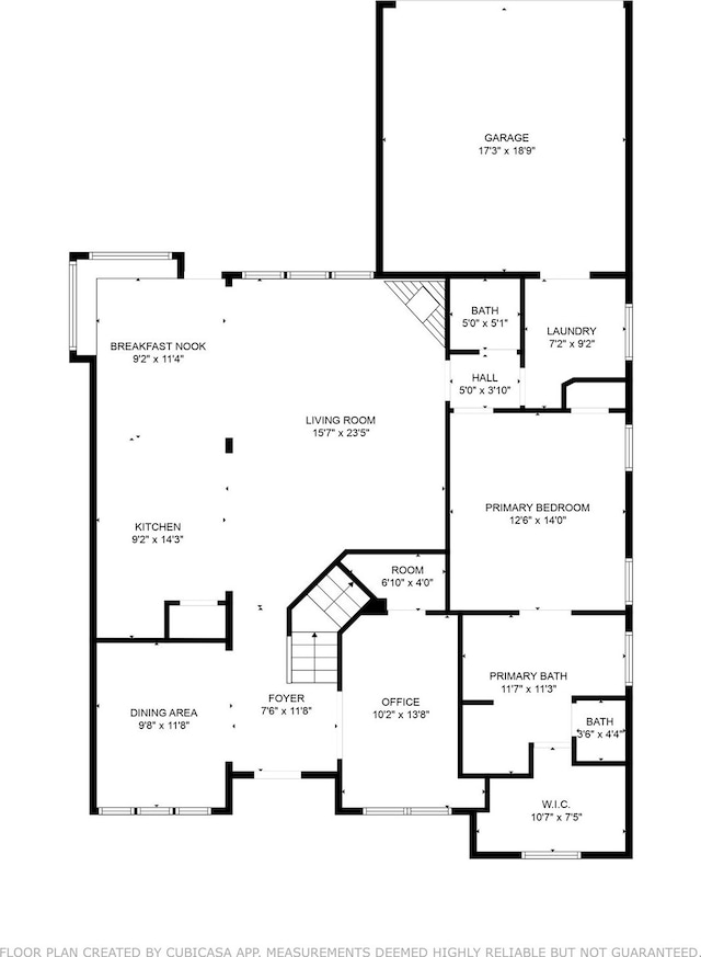 floor plan / room layout