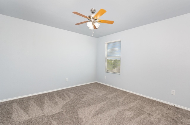 2217 Heaton St, Forney, TX 75126 - carpeted empty room with ceiling fan and baseboards